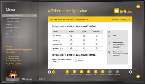 Configuration d'Affichage Solarfox