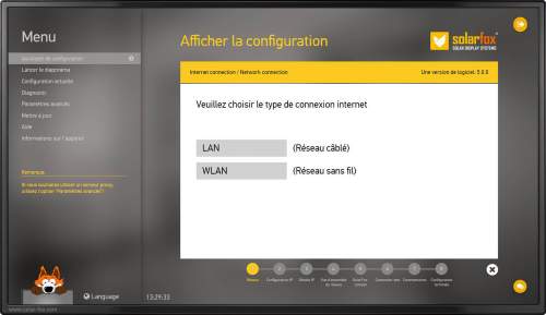 Configuration d'Affichage Solarfox