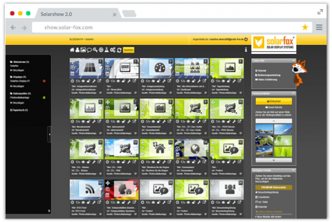 Solarfox® online management version 2